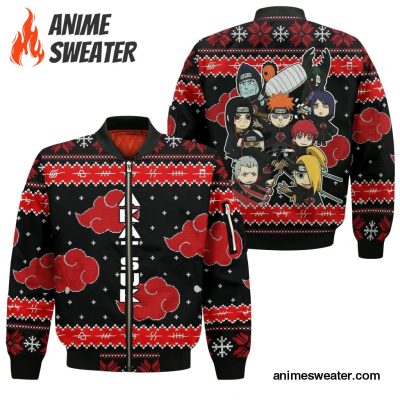 Akatsuki Ugly Christmas Sweater Anime Xmas Gift Custom Clothes