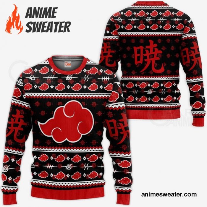Akatsuki Ugly Christmas Sweater Anime Custom Xmas Gift VA10