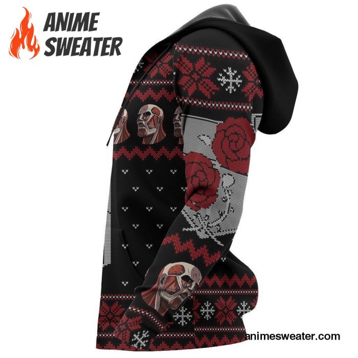 Attack On Titan Ugly Christmas Sweater Garrison  Xmas Gift Custom Clothes