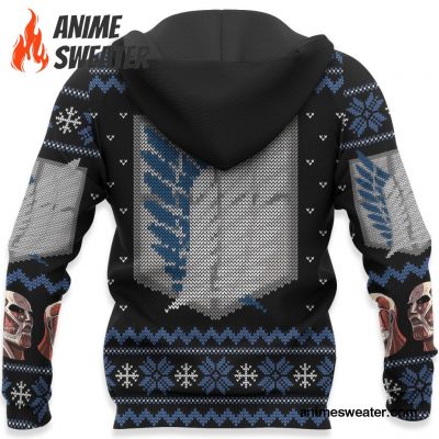 Attack On Titan Shirt Scout Ugly Christmas Sweater Jacket Costume