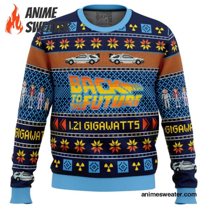 Back To The Future Ugly Christmas Sweater