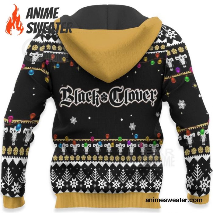 Noelle Silva Ugly Christmas Sweater Black Clover Anime Xmas Gift VA11