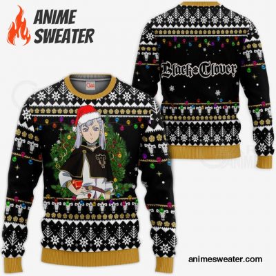 Noelle Silva Ugly Christmas Sweater Black Clover Anime Xmas Gift VA11