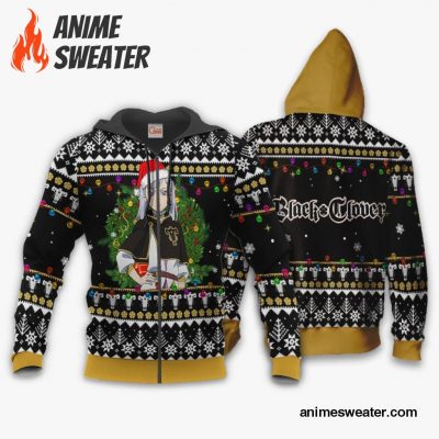 Noelle Silva Ugly Christmas Sweater Black Clover Anime Xmas Gift VA11