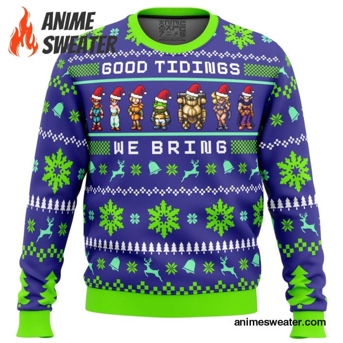 Chrono Trigger Good Tidings We Bring Ugly Christmas Sweater