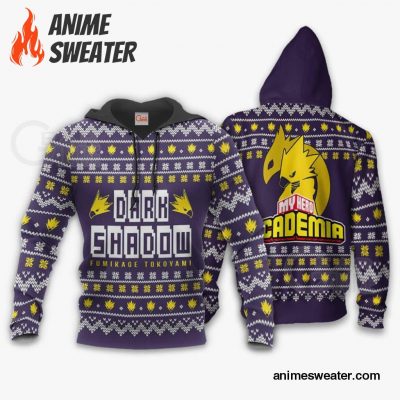 Fumikage Tokoyami Ugly Christmas Sweater Dark Shadow My Hero Academia