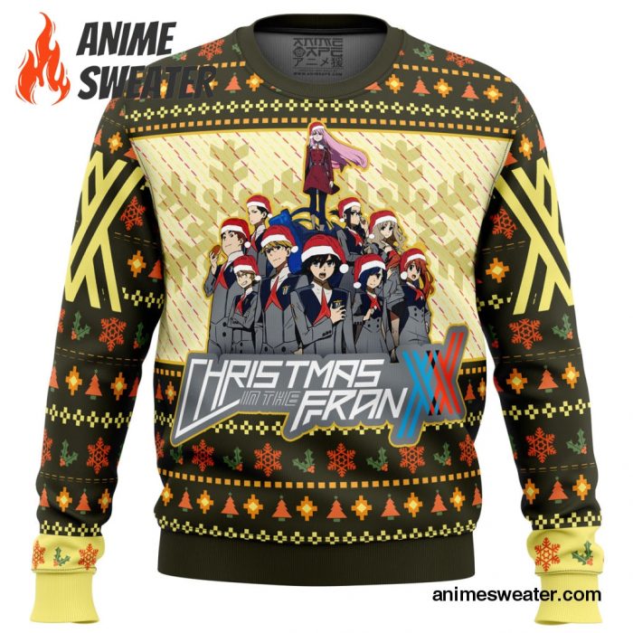 Darling in the Franxx Christmas Feels Ugly Christmas Sweater