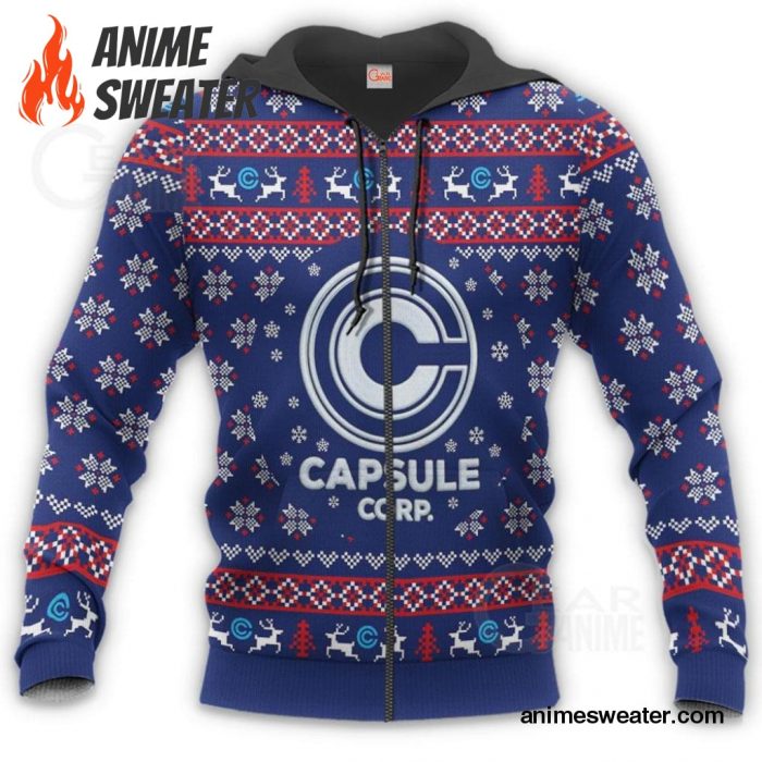 Capsule Ugly Christmas Sweater DB Anime Xmas Gift Idea VA10