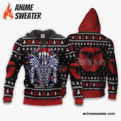 Shinigami Rem Ugly Christmas Sweater Death Note Anime Xmas Gift VA11