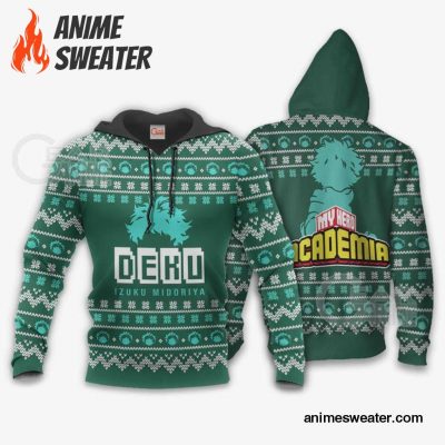 Izuku Midoriya Ugly Christmas Sweater Deku My Hero Academia Xmas Shirt