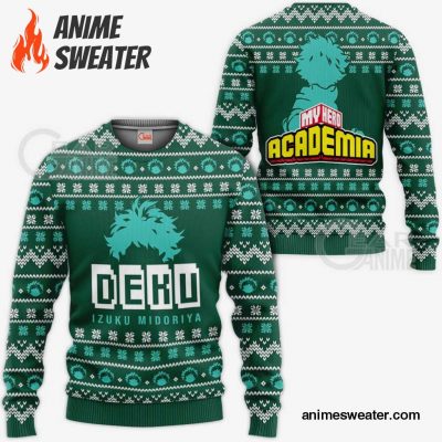 Izuku Midoriya Ugly Christmas Sweater Deku My Hero Academia Xmas Shirt