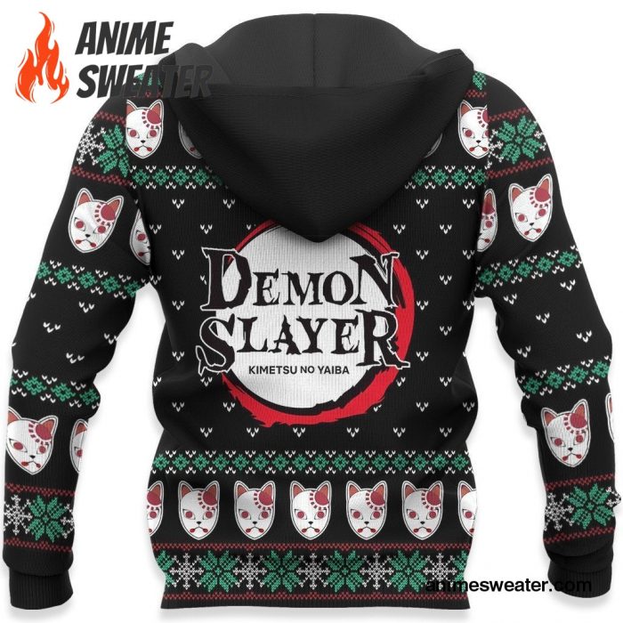 Tanjiro Kamado Ugly Christmas Sweater Demon Slayer Anime Xmas Custom Clothes