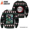 Tanjiro Kamado Ugly Christmas Sweater Demon Slayer Anime Xmas Custom Clothes