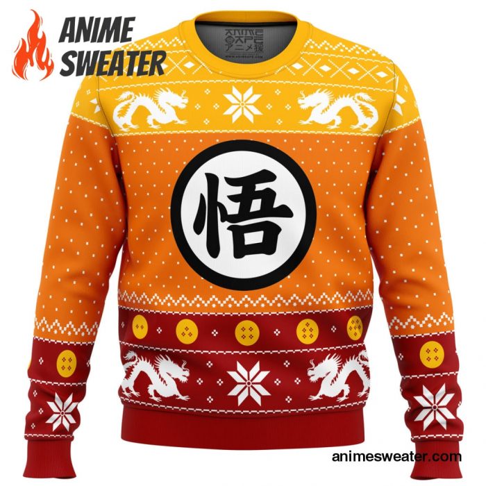 Dragon Ball Z Goku Christmas Ugly Christmas Sweater