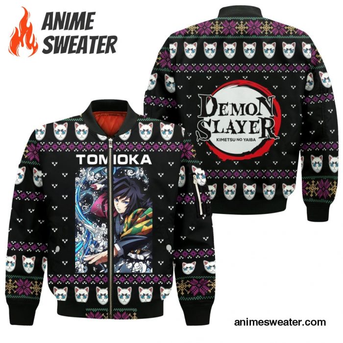 Giyu Tomioka Ugly Christmas Sweater Demon Slayer Anime Xmas Gift Custom Clothes