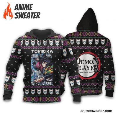 Giyu Tomioka Ugly Christmas Sweater Demon Slayer Anime Xmas Gift Custom Clothes