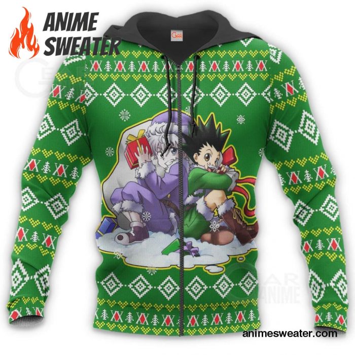 Gon & Killua HxH Ugly Christmas Sweater Hunter X Hunter Anime Xmas