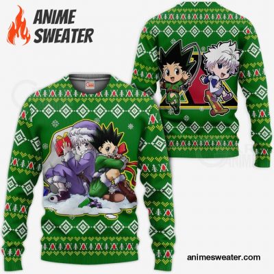 Gon & Killua HxH Ugly Christmas Sweater Hunter X Hunter Anime Xmas