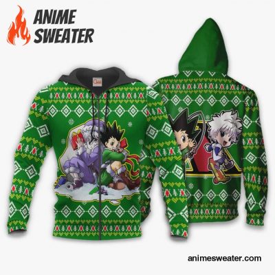 Gon & Killua HxH Ugly Christmas Sweater Hunter X Hunter Anime Xmas