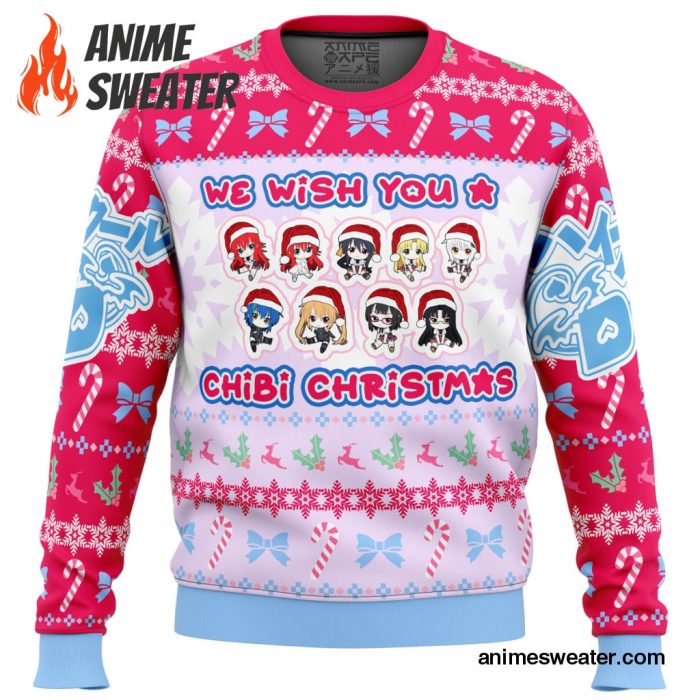 High School DXD Chibi Girls Ugly Christmas Sweater