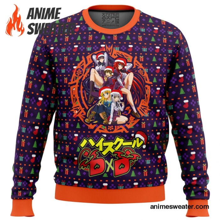 High School DXD Dreaming His Own Harem Ugly Christmas Sweater