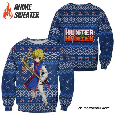 Kurapika Ugly Christmas Sweater Hunter X Hunter Anime Xmas Gift Custom Clothes