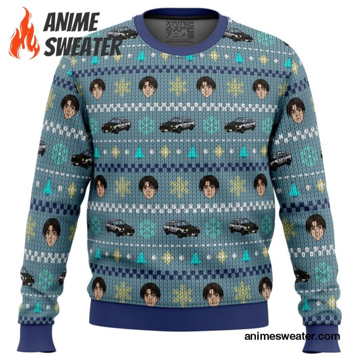 Initial D Takumi Fujiwara Ugly Christmas Sweater