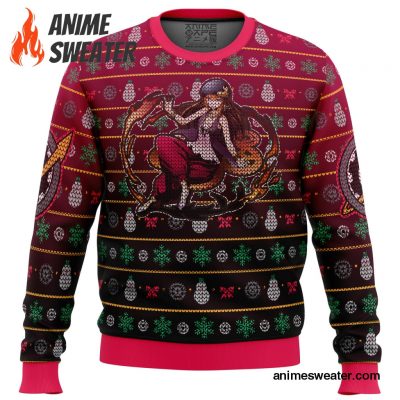 Kurisu Makise Steins Gate Ugly Christmas Sweater