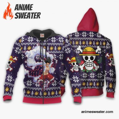 Luffy Gear 4 Ugly Christmas Sweater One Piece Anime Xmas Gift VA10
