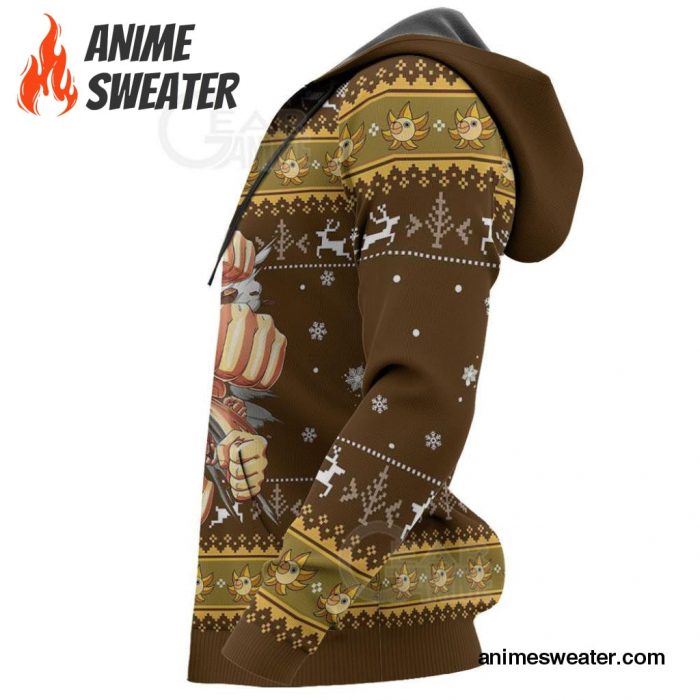 Luffy Gomu Gomu Ugly Sweater Xmas One Piece Anime Christmas Gift VA10