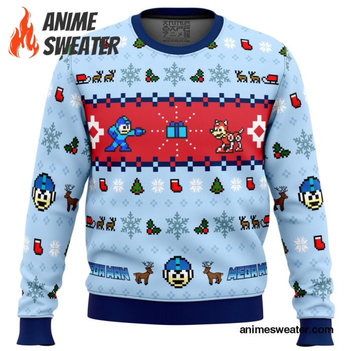 Mega Man Mega Holiday Ugly Christmas Sweater