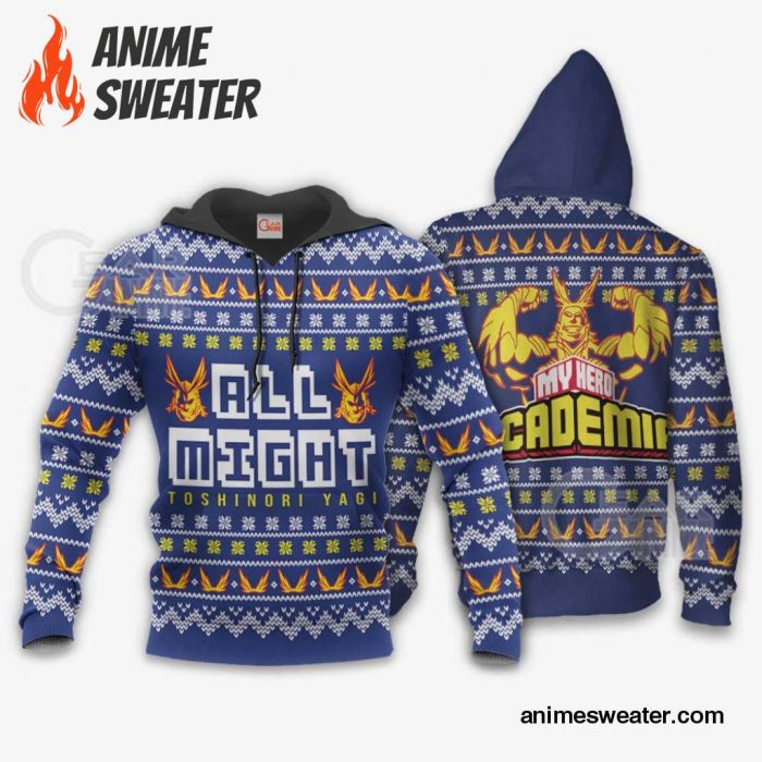 All Might Ugly Christmas Sweater My Hero Academia Anime Xmas Shirt