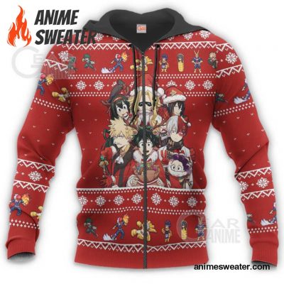 My Hero Academia Ugly Christmas Sweater Anime Custom Xmas Gift VA09