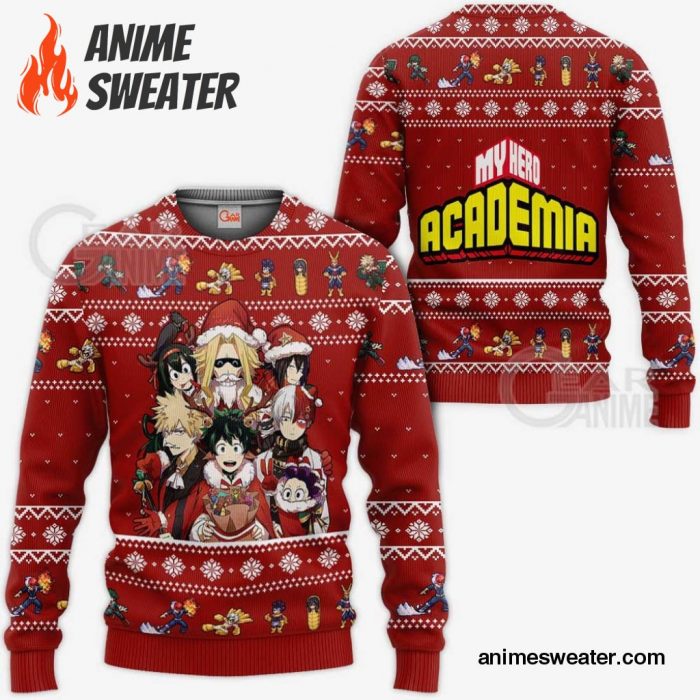 My Hero Academia Ugly Christmas Sweater Anime Custom Xmas Gift VA09