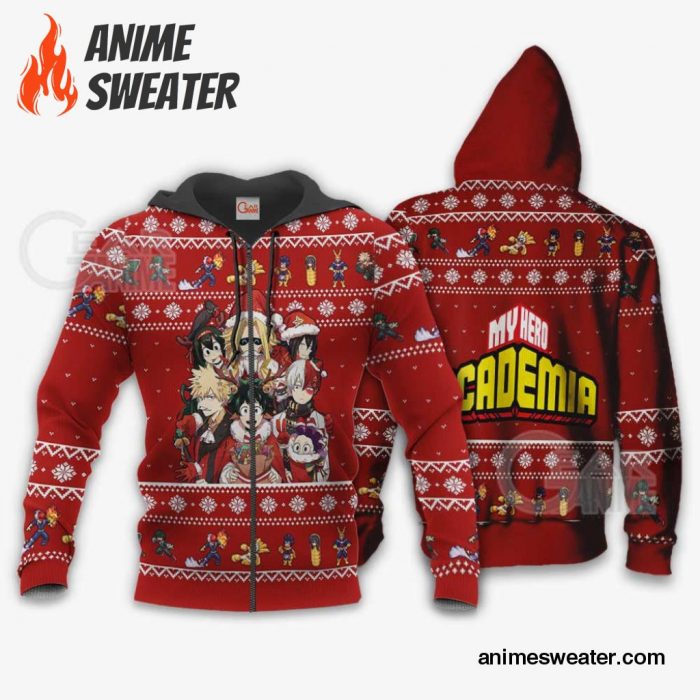 My Hero Academia Ugly Christmas Sweater Anime Custom Xmas Gift VA09