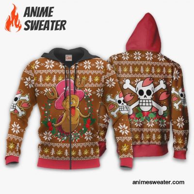 Happy Chopper Ugly Christmas Sweater One Piece Anime Xmas Gift VA10