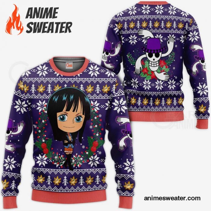 Nico Robin Ugly Christmas Sweater One Piece Anime Xmas Gift VA10