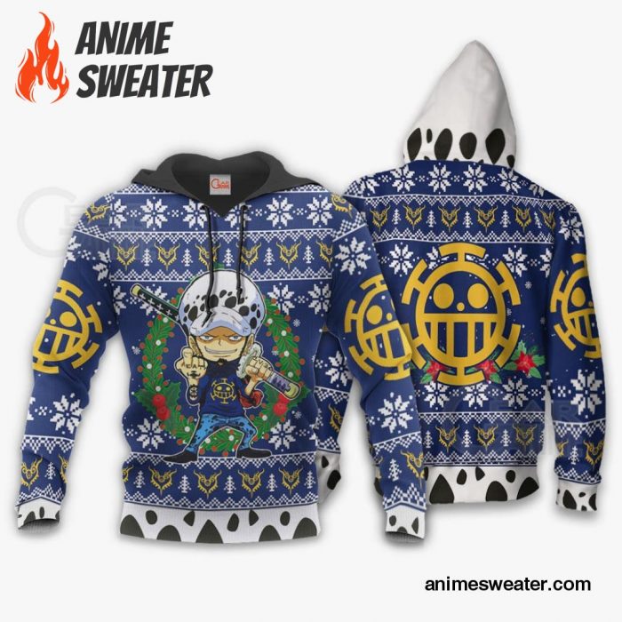 Trafalgar Law Ugly Christmas Sweater One Piece Anime Xmas Gift VA10