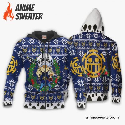 Trafalgar Law Ugly Christmas Sweater One Piece Anime Xmas Gift VA10