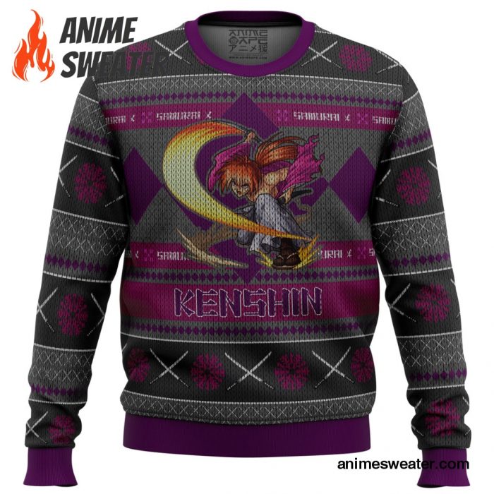 Rurouni Keshin Battousai Samurai X Ugly Christmas Sweater