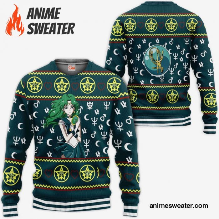 Sailor Neptune Ugly Christmas Sweater Sailor Moon Anime Xmas Gifts Idea