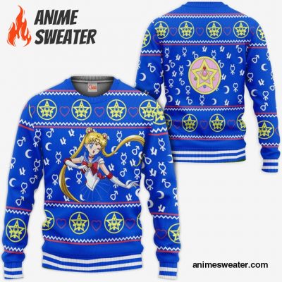 Sailor Ugly Christmas Sweater Sailor Anime Xmas Gifts Idea