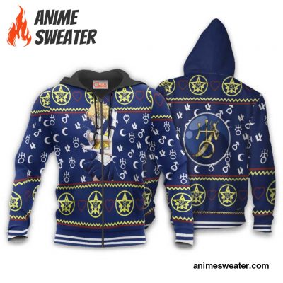 Sailor Uranus Ugly Christmas Sweater Sailor Moon Anime Xmas Gifts Idea