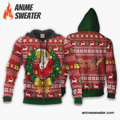 Meliodas Ugly Christmas Sweater Seven Deadly Sins Xmas Gift VA11