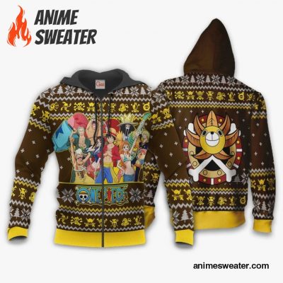 Straw Hat Pirates Ugly Christmas Sweater One Piece Anime Xmas Gift VA10