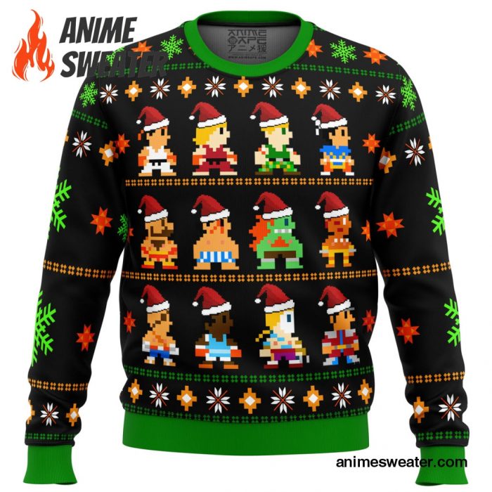 Street Fighter Classic Collection Ugly Christmas Sweater