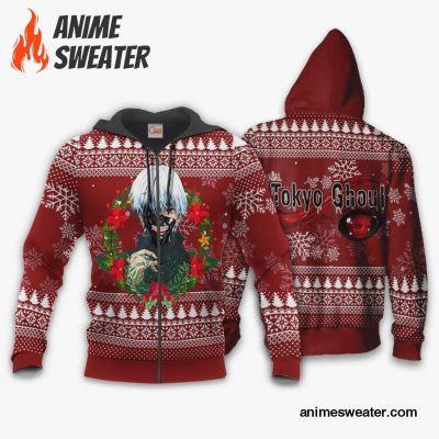 Ken Kaneki Cool Ugly Christmas Sweater Tokyo Ghoul Gift Idea VA11