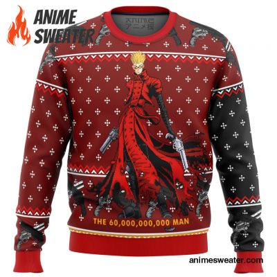 Trigun Vash the Stampede Ugly Christmas Sweater