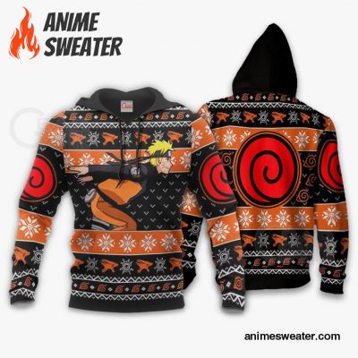 Uzumaki Running Ugly Christmas Sweater Anime Xmas Gift VA10