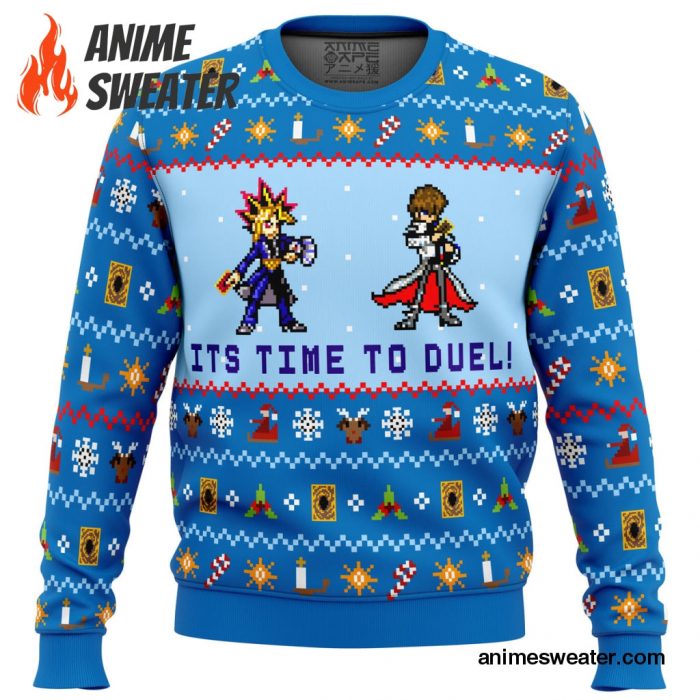 Yugioh Its Time To Duel Ugly Christmas Sweater